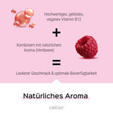 Vitamin-Set mit 1x Vitamin D3 Tropfen (Mango) und 1x Vitamin B12 Tropfen (Himbeere) - hochdosiert