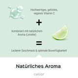 Vitamin C Tropfen 50ml (Limette) - Hochdosiert & vegan - 100-Tage-Vorrat