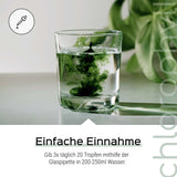 Chlorophyll Tropfen 50ml - Aus Alfalfa - Vegan, flüssig & hochdosiert - Liquid Chlorophyllin